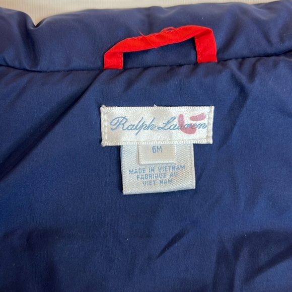 Ralph Lauren - Down Puffer Vest - 6mo - Picture 5 of 6